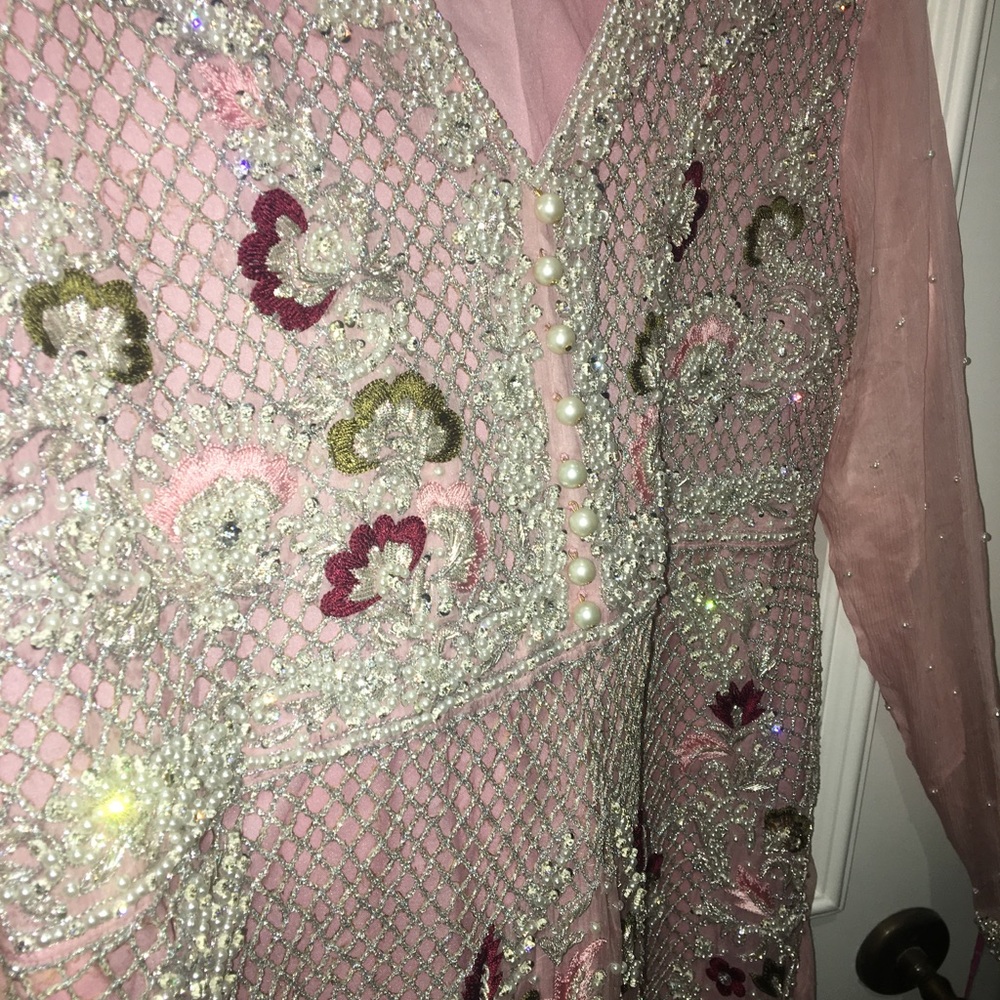NWOT Pakistani heavy formal party salwar kameez - Picture 6 of 8